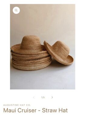 Maui Cruise Straw Sun Hat - Augustine Hat co
